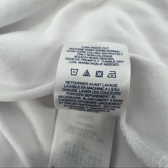 Lands End White Long Sleeve Peter Pan Collar Button Up Shirt Size 4 Girl’s - Picture 6 of 7